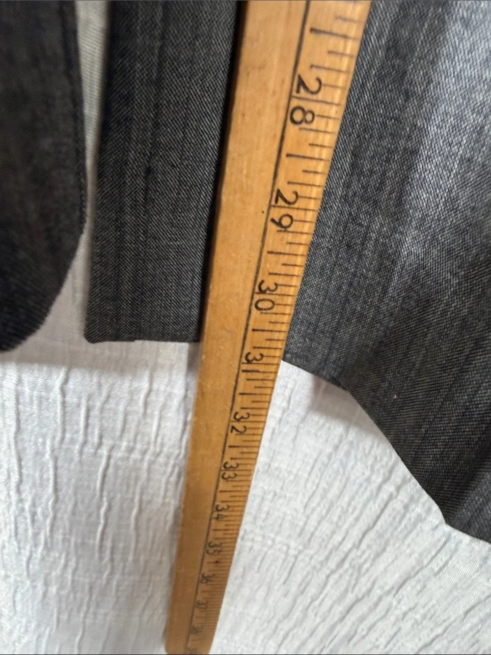 J. Crew Essential Wide-Leg Pant in Italian Studio Wool Blend Grey Nova Fides 4